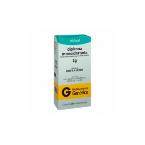 Dipirona Sodica 01Gr C10 Cpr Genérico Natulab