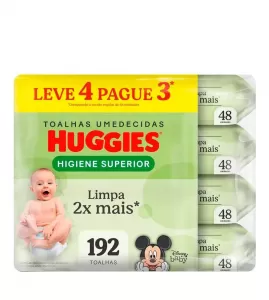 Toalha  Huggies Umed. Higiene Superior L4p3