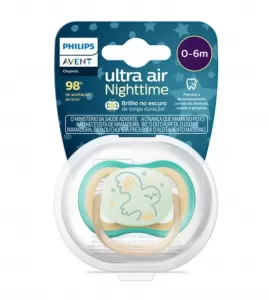 Chupeta Ultra Air Noturna Unitaria Vd 0-6M - Philips Avent