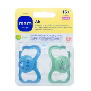 MAM BABY CHUPETA AIR 18+ MESES AZUL x 2