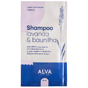 Sache Shampoo Lavanda E Baunilha Alva 10Ml Lote:24345 Val:052026