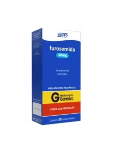 Furosemida 40Mg Cx 30 Comp Teuto Genérico