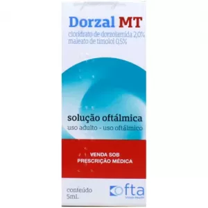 Dorzal MT Solução Oftálmica 20mg + 5mg 5ml