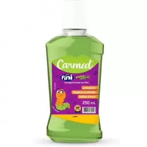 Enxaguante Bucal Sem Álcool Carmed Fini Minhocas Azedinhas Com Flúor 250Ml