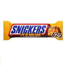 SNICKERS CHOCOLATE BARRA PE DE MOLEQUE 42 G x 1