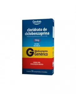 Cloridrato de Ciclobenzaprina Genérico Geolab 10mg 30 comprimidos