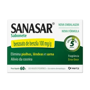 Sanasar Sabonete 100 Mg G 1X60