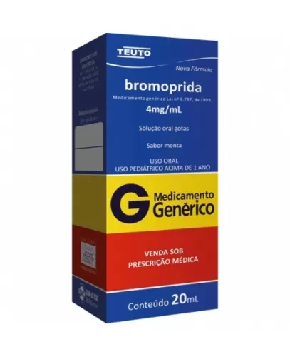 BROMOPRIDA MG GOTAS 4MG 20 ML x 1 (/ML) 20mL