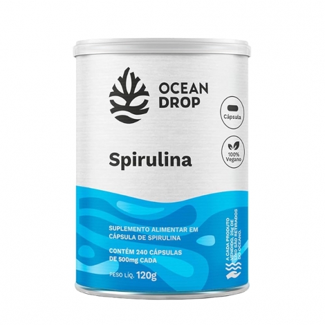 Spirulina Ocean Drop  240 Capsulas 500 Mg