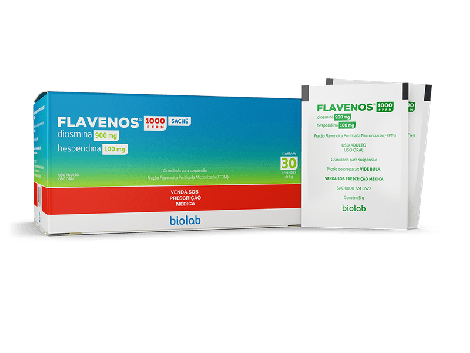 Flavenos 900mg + 100mg Biolab 30 Envelopes 5g Cada Granulado
