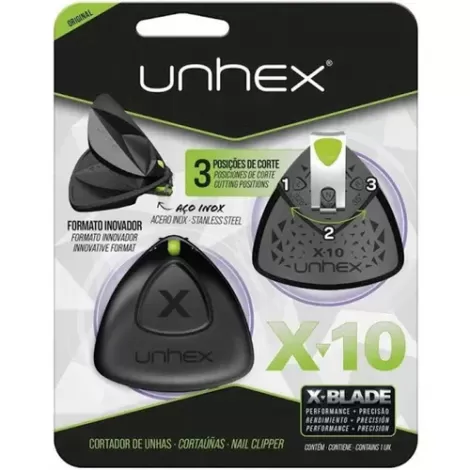 Cortador Inox para Unhas X-10 Unhex