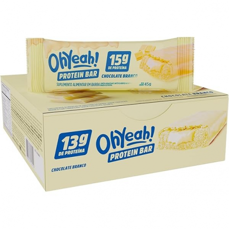 Barra Protein 15G Oh Yeah Chocolate Branco 45G