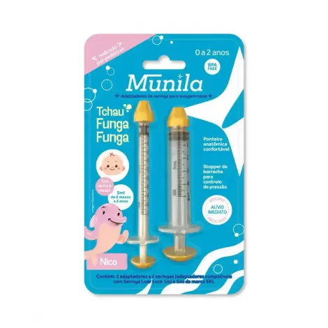 Seringa Lavagem Nasal Tchau Funga Funga 0 A 2 Anos Baby
