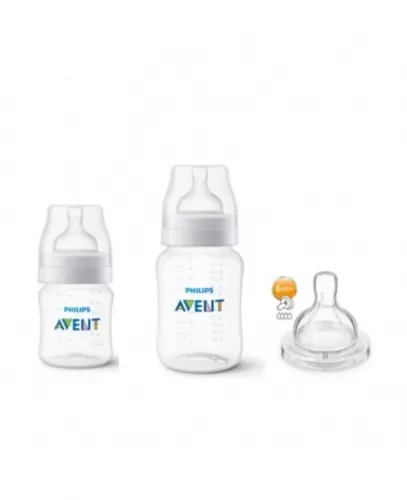 Pack Mamad Anti Col 125Ml+260Ml+Bico 4 Transpscy11903