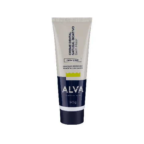 Pasta De Dente Immune Alva - Menta E Melaleuca Vegano 90G