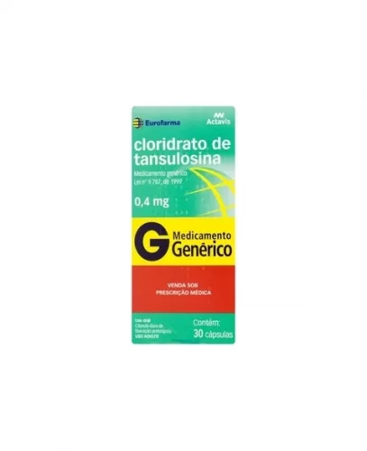 Tansulosina  Cloridrato 0,4Mg Cx 30 Cap Lib Prol
