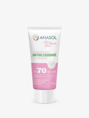 Anasol Protetor Solar Facial Tsd-Antioleosidade Clareador Fps 70 - 40 G