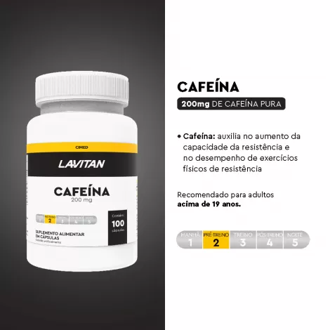 Lavitan Cafeina 200Mg Caps Frx100