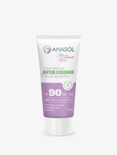 Anasol Protetor Solar Facial Tsd-Antioleosidade Sensitive Fps 90 - 40 G