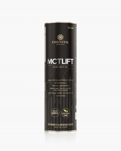 Mct Lift  Novo Garrafa 250Ml50doses -  Essential Nutrition