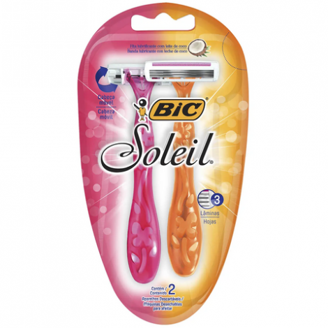 Ap Barbear Bic Dep Soleil Laranjarosa 2Un