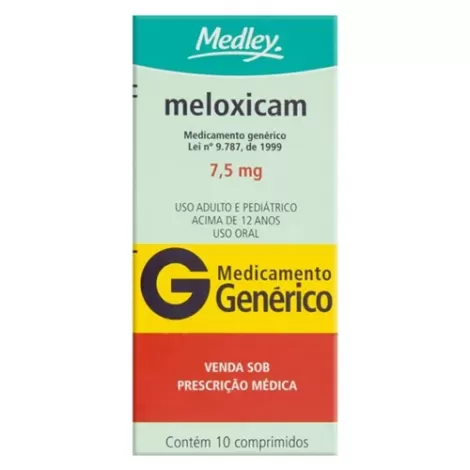 Meloxicam Genérico Medley 7,5mg 10 comprimidos