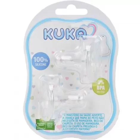 Bico Mamadeira Kuka Redondo 2 Un