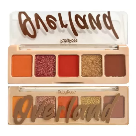 Paleta De Sombras Ruby Rose Overland 5 Cores Hbf533 - Unit