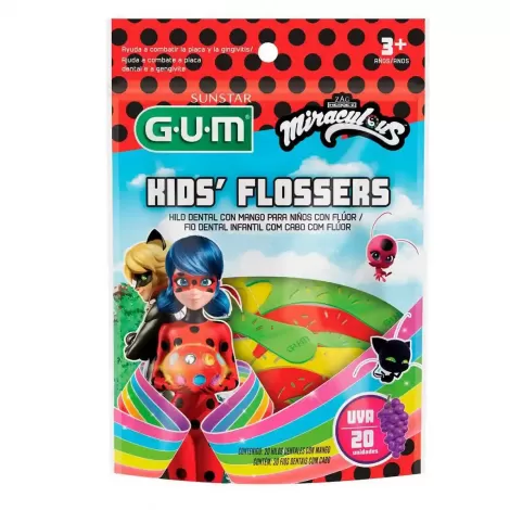 Fio Den.Gum Flosser Miraculous 20Un