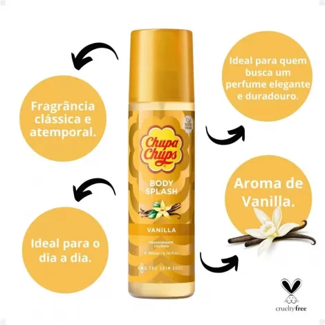 Body Splash Chupa Chups Vanilla 200Ml Jacques Janine
