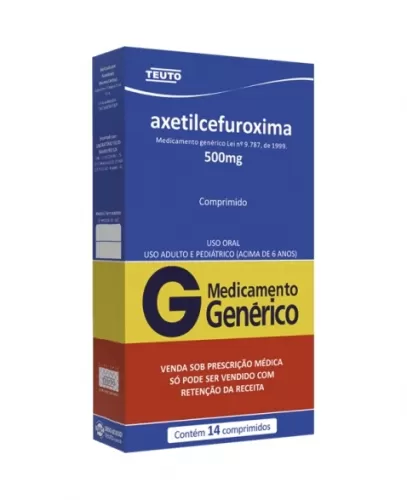Axetilcefuroxima 500Mg Cx 14 Comp