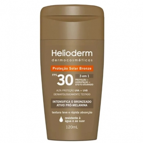 Helioderm Efeito Dourado Fps30 120Ml
