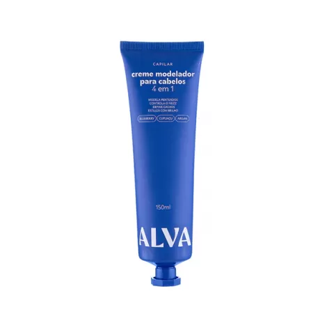 Creme Modelador Para Cabelos 4 Em 1 Alva 150Ml