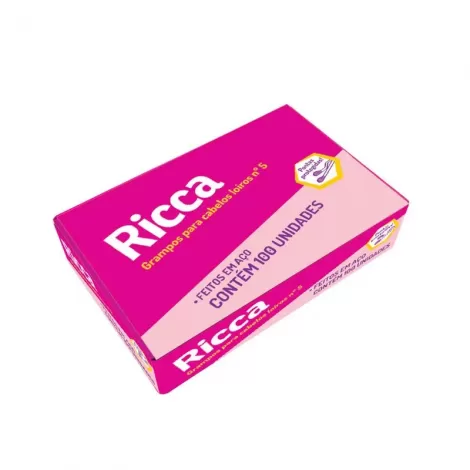 RICCA GRAMPO PARA CABELO LOIRO N5 x 100