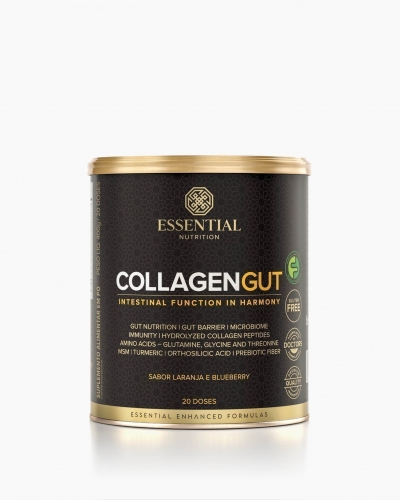 Collagen Gut Laranja E Blueberry Novo Lata 400G20ds Essential
