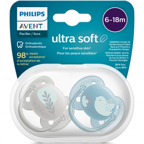 Chup Ultra Soft Dupla 6-18 Deco Azul E Cinzascf09115