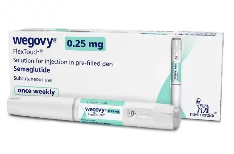Wegovy 0,25mg Novo Nordisk 4 Doses Injetáveis