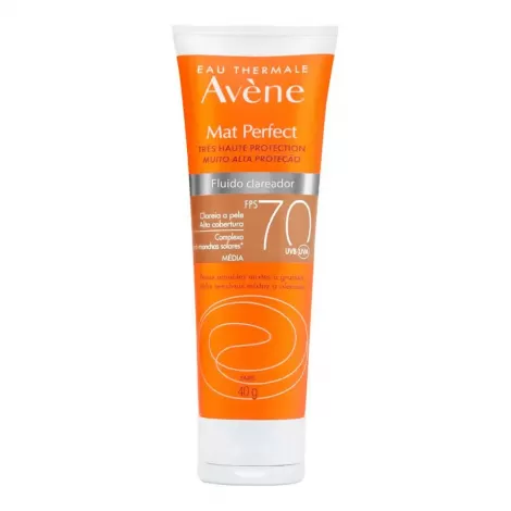 PROTETOR SOLAR AVENE MAT PERFECT FLUIDO CLAREADOR MEDIA FPS70 40G
