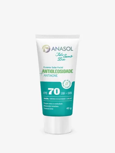 Anasol Protetor Solar Facial Tsd-Antioleosidade Antiacne Fps 70 - 40 G