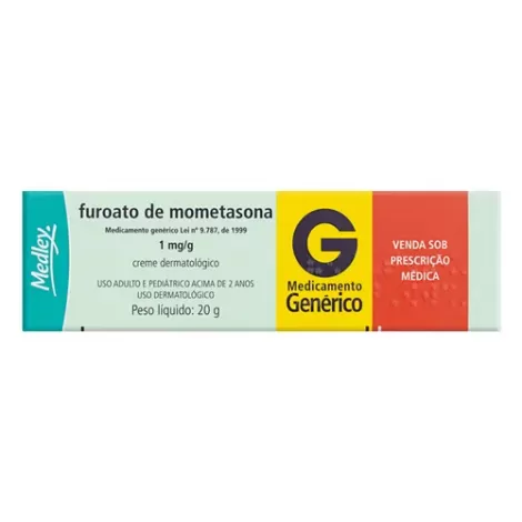 Furoato de Mometasona Creme Genérico Medley 1mg/g 20g