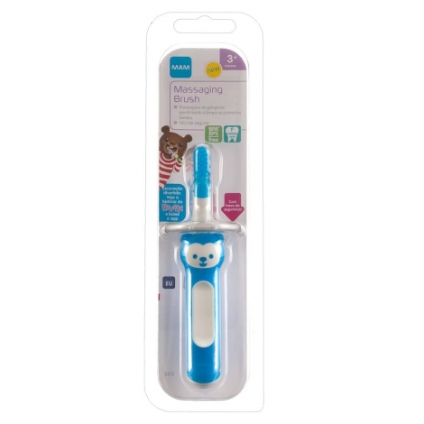 MAM CUIDADO ORAL ESCOVA MASSAGEADORA DE GENGIVA AZUL 8413 x 1