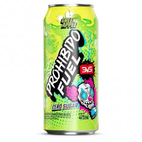 Prohibido Fuel Pré-Treino Drink Green Apple (473Ml)