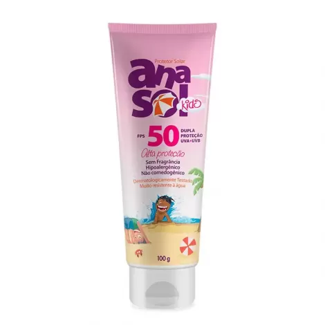 ANASOL CREME PROTETOR SOLAR KIDS FPS50 100 G x 1