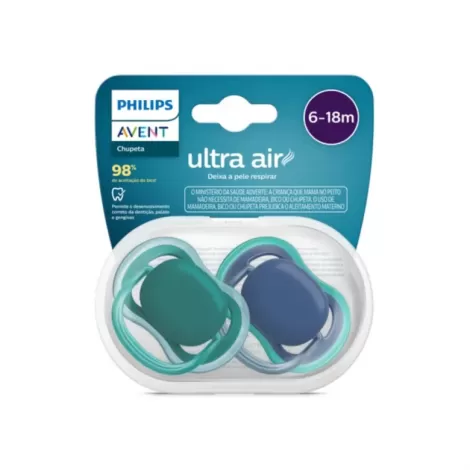 Chup Ultra Air Dupla 6-18 Lisa Azul E Verdescf08531