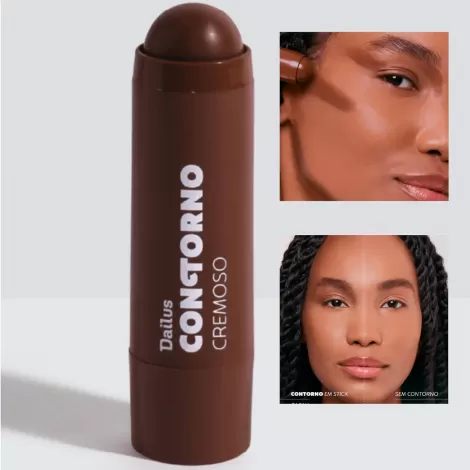 Contorno Cremoso Em Stick Dailus Cacau  100814
