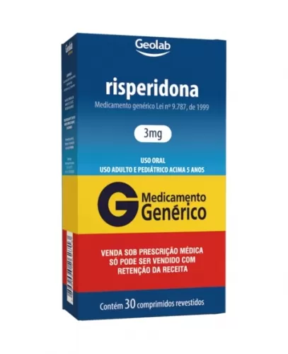RISPERIDONA GOB 3MG CPR. CX X 30