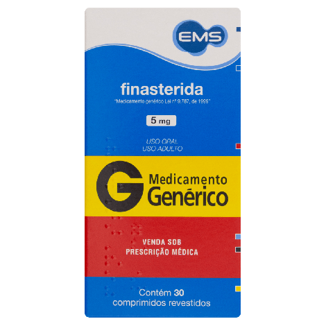 Finasterida Genérico EMS 5mg 30 comprimidos revestidos