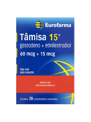 Tamisa 15 0,060mg/0,015mg 28 comprimidos revestidos