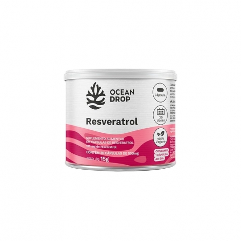 Resveratrol Ocean Drop 500Mg 30 Capsulas