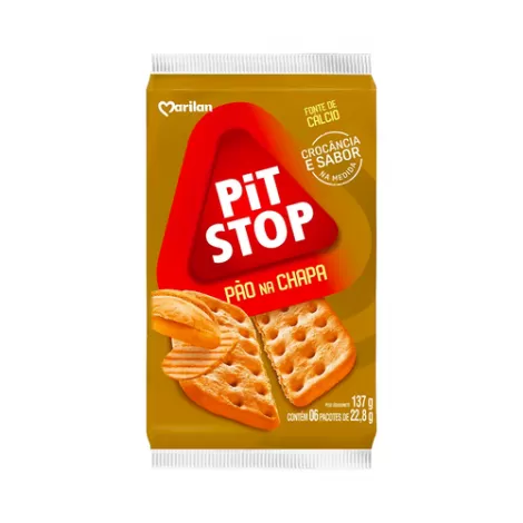 Biscoito Marilan Pit Stop Pão Na Chapa 137G